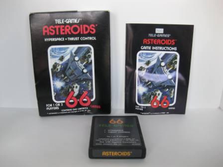 Asteroids (Sears) (CIB) - Atari 2600 Game